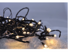 Solight LED venkovní vánoční řetěz, 400 LED, 20m, přívod 5m, 8 funkcí, IP44, teplá bílá - 1V07-WW