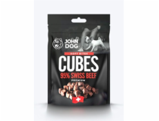 JOHN DOG Soft Bites Cubes Beef 95% - pochoutka pro psy - 120g