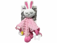 TULILO Plyšová hračka Zajíček Miluś 25x25 cm