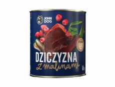 JOHN DOG Berry Adult Venison with raspberries - Mokré krmivo pro psy - 800 g
