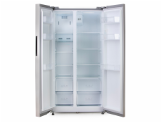 Dvoudveřová lednice s mrazákem - stříbrná - DOMO DO99506M