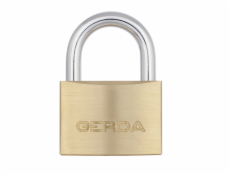 Gerda Mosazný visací zámek 50mm + 3 klíče