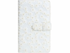 LoveInstant Fotoalbum pro Fujifilm Instax Mini / Xiaomi / Polaroid / Canon / HP / Kodak / White Embroidery