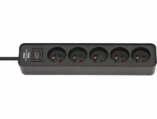Brennenstuhl power strip BRENNENSTUHL POWER STRIP ECOLOR 5GN, 3M ČERNÁ