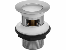 Invena Zátka Automatic click-clack 5/4 malá chromovaná (SC-B1-027)