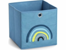 Zeller Úložný box Blue Rainbow, látkový, modrý