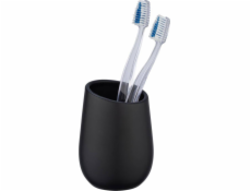 Wenko černý kelímek na štětce do koupelny