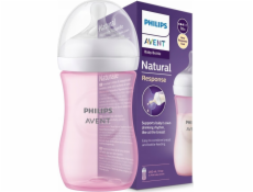 Avent Láhev Avent Natural Response 260 ml růžová