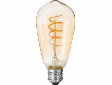 Atmosphera LED žárovka Amber Tear Twisted 2W E27