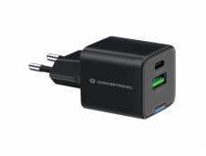 Conceptronic ALTHEA15B 2-Port 20W GaN USB PD Charger