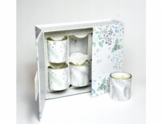 Atmosphera Vonné svíčky s vánočním potiskem, O 4,5 cm, 6 ks.