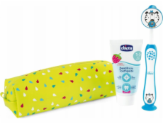 Chicco 175543 SADA PASTA + ZUBNÍ KARTÁČEK + TYGŘÍ POUZDRO 3-6L