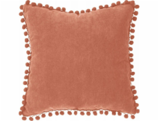 Atmosphera Dekorativní polštář POMPONS, 40 x 40 cm, oranžový