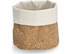 Zeller Úložný koš z korku a bavlny, O 20 x 20 cm