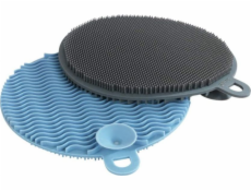 Wenko houbička 12 cm silikonová modrošedá 2 kusy