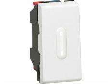 Legrand Mosaic schodišťový spínač s možností podsvícení 10AX bílý (077002)