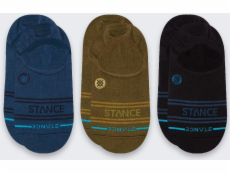 Stance Ponožky Basic No Show, 3 páry, armádní