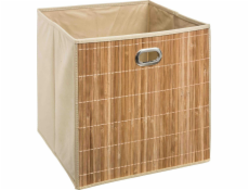 5five Bambusový úložný koš, univerzální šestihranný organizér s rukojeťmi