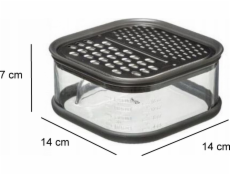 5five Struhadlo s nádobou, 2 velikosti ok, nerezová ocel