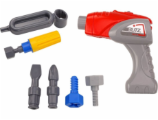 LeanToys DIY kreslený pásový bagr pro otáčení oranžové