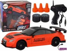 LeanToys Dálkově ovládané sportovní auto R/C 1:24 oranžová s vyměnitelnými koly
