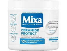 Mixa Ceramide Protect hydratační ochranný krém na obličej, ruce a tělo 400 ml