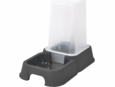 Homea Dávkovač suchého krmiva a vody 1,5 l, šedý