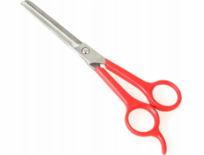 Homea Nůžky na stříhání psů nerezová ocel, 15 cm, oranžové