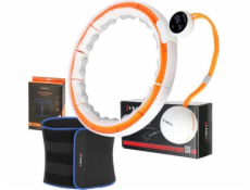 HMS MAGNETICKÁ HULA HOP SADA BÍLO/ORANŽOVÁ HHM21 S POČÍTADLEM HMS + HUBNUCÍM PÁSEM BR1313