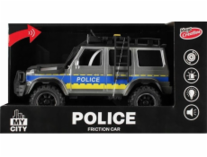 Mega Creative Mega kreativní auto policejní hračka terénní hračka 30x17x14 moje město MC24