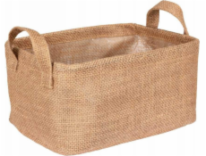 Wenko Úložný koš JUNA s rukojeťmi, 100% juta, WENKO