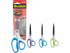 3M Kancelářské nůžky SCOTCH®, titanové, 20 cm, různé barvy