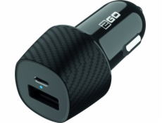2GO Nabíječka 2GO KFZ-Ladegerät 20W 1xUSB-C 1xUSB-A schwarz