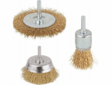 Sada mosazných kartáčů, 3 kusy 2739000