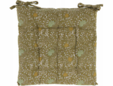 Home Styling Collection Kolekce bytového stylingu, polštář na židli s květinovým vzorem, 100% bavlna, 40 x 40 cm