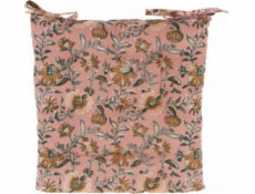 Home Styling Collection Kolekce bytového stylingu, polštář na židli s květinovým vzorem, 100% bavlna, 40 x 40 cm