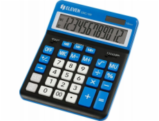 Eleven Kalkulačka ELEVEN Černá kancelářská kalkulačka CDC120BKNV s bílými a modrými klávesami a modrým rámečkem kolem displeje