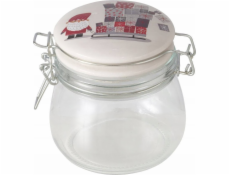 Boltze Sklenice s porcelánovým víčkem MONTI, 450 ml