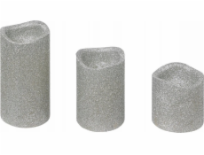 Atmosphera Sada 3 LED svíček v různých velikostech