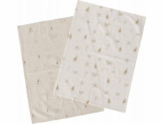 Boltze Kuchyňské utěrky s malým vzorem BAKERY, 50 x 70 cm, 2 ks.