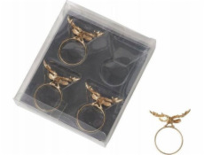 Boltze Kroužky na ubrousky s vánočním motivem BIONTO, 4 ks.