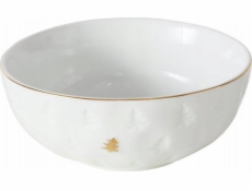 Boltze Porcelánová miska s vánočními stromky PINO, O14,5 cm