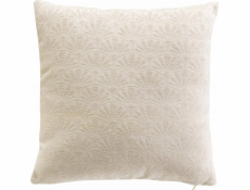 Douceur d`Interieur Žakárový polštář do interiéru s odnímatelným potahem, 40 x 40 cm, okrový