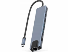 Bounn 8v1 USB-C Dock/Replikátor pro MacBook (JH-81)