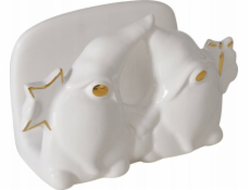 Boltze Home Keramický držák na ubrousky s motivem skřítků MADDY