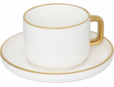 Secret de Gourmet Porcelánový hrnek s podšálkem ARYA, 250 ml