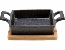 NoName forma na pečení 18,5 x 14 cm šedá/přírodní ocel 2 díly