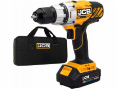 JCB Akumulátorová vrtačka Drill 18V 45Nm (sada: 2Ah baterie, nabíječka)