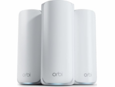 Netgear ORBI RBE773-100EUS  WIFI 7 MESH Zusatzsatellit 3er Set, Mesh Access Point (weiß, Tri-Band WiFi 7)