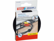 Tesa On&Off Kabelbinder 5mx10mm Universal schwarz 55239